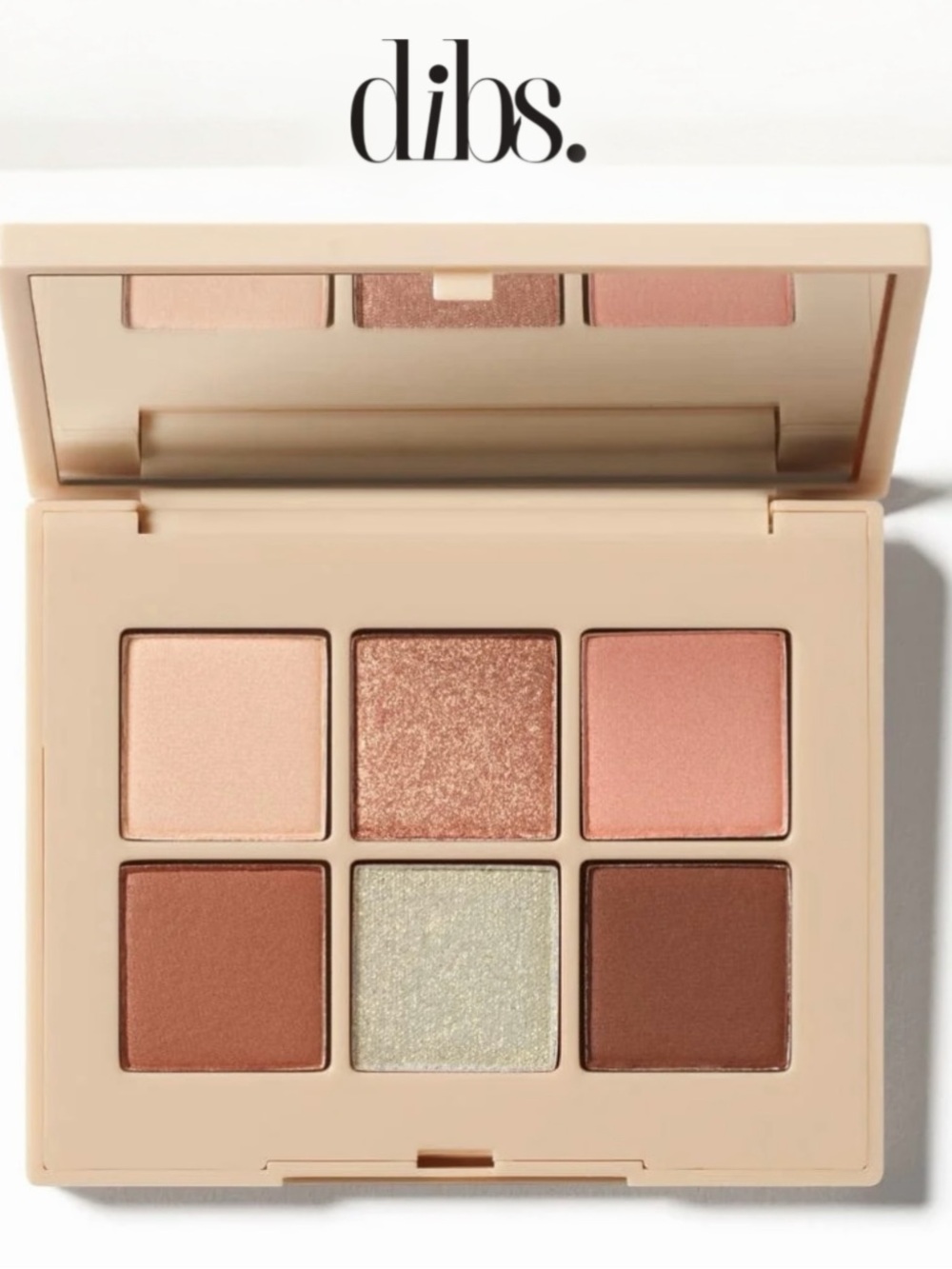 Dibs Peaches in Hand Eyeshadow Palette - Warm Peach & Bronze